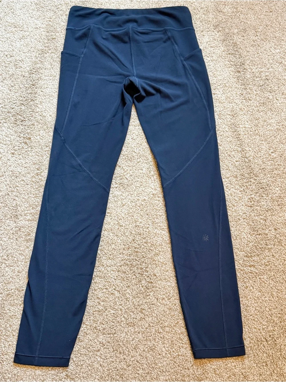 Athleta Girl Stash Your Treasures Tight Navy Blue Size XL/14 Activewear Leggings